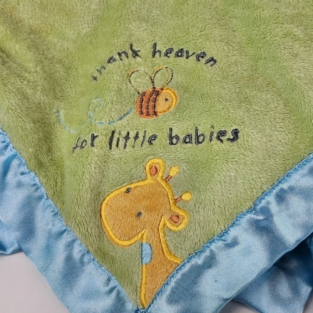 Carter's Giraffe Rattle lovey Thank Heaven for little babies
